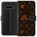 Miniatyrbild 1 av 3: Kompatibelt Plånboksfodral till Samsung Galaxy S10+ Plush Luxe