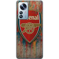 Pikkukuva 1 / 3: Yhteensopiva Puhelinkuori Xiaomi 12 Pro Arsenal-aiheinen taidekuvio punaisena ja valkoisena väriroiskeilla, täydellinen jalkapallofaneille, jotka rak