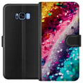 Miniatyrbilde 1 av 3: Kompatibelt Lommeboketui til Samsung Galaxy S8 Glitter