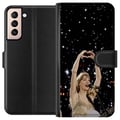 Miniatyrbild 1 av 3: Kompatibelt Plånboksfodral till Samsung Galaxy S21 Taylor Swift