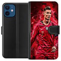 Miniatyrbillede 1 af 3: Kompatibel Tegnebogsetui til Apple iPhone 12 Ronaldo Færdigheder - CR7 Design for Ægte Fans
