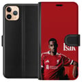 Miniatyrbillede 1 af 3: Kompatibel Tegnebogsetui til Apple iPhone 11 Pro Max Alexander Isak fodboldplakat Liverpool-trøje Sveriges landshold angriber Premier League forward-