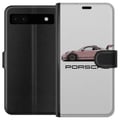 Miniatyrbild 1 av 3: Kompatibelt Plånboksfodral till Google Pixel 6a Porsche 911 Pink
