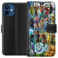 Miniatyrbillede 1 af 3: Kompatibel Tegnebogsetui til Apple iPhone 12 Fortnite