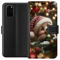 Miniatyrbilde 1 av 3: Kompatibelt Lommeboketui til Samsung Galaxy S20+ Julesovebjørn kuler søt bjørn koselige lys jul kawaii varm høytid søt vinter plakat