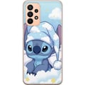 Miniatyrbilde 1 av 3: Kompatibelt Mobildeksel til Samsung Galaxy A23 Stitch godnatt skyer sovende søt leggetid skyer kawaii koselig blå figur myk estetisk plakat