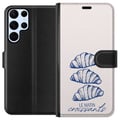 Pikkukuva 1 / 3: Yhteensopiva Lompakkokotelo Samsung Galaxy S22 Ultra 5G Ranskalaisia aamuja vastaleivottujen croissantien kera