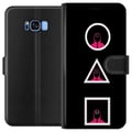Miniatyrbillede 1 af 3: Kompatibel Tegnebogsetui til Samsung Galaxy S8 Squid Game 2 - Hvem er du?