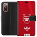 Miniatyrbillede 1 af 3: Kompatibel Tegnebogsetui til Samsung Galaxy S20 FE Arsenal-fodboldklub i Premier League