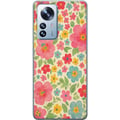 Miniatyrbillede 1 af 3: Kompatibel Mobilcover til Xiaomi 12 Pro Legesyge blomster i et farverigt håndmalet mønster
