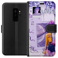 Miniatyrbillede 1 af 3: Kompatibel Tegnebogsetui til Samsung Galaxy S9+ Kpop-dæmonjægere Rumi Kosmisk planet Lilla fantasi Idolæstetik