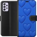 Miniatyrbild 1 av 3: Kompatibelt Plånboksfodral till Samsung Galaxy A52s 5G Blue Hearts