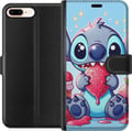 Pikkukuva 1 / 3: Yhteensopiva Lompakkokotelo Apple iPhone 8 Plus Strawberry Stitch