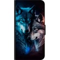 Miniatyrbilde 2 av 2: Kompatibelt Lommeboketui til Samsung Galaxy A03s Varger i natten