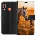 Pikkukuva 1 / 2: Yhteensopiva Lompakkokotelo Samsung Galaxy A20e Hevoset