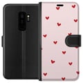 Miniatyrbillede 1 af 3: Kompatibel Tegnebogsetui til Samsung Galaxy S9+ Hjerter