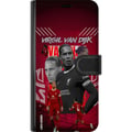 Miniatyrbillede 3 af 3: Kompatibel Tegnebogsetui til Samsung Galaxy S25 Virgil van Dijk Liverpool Nederlandene stærk forsvarsgeneral stabil sikker og en af verdens bedste mi