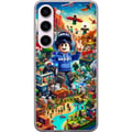 Pikkukuva 1 / 3: Yhteensopiva Puhelinkuori Samsung Galaxy S23 Suuri, yksityiskohtainen Roblox-maailma täynnä hahmoja, seikkailuja ja värikkäitä ympäristöjä