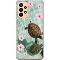 Miniatyrbilde 1 av 3: Kompatibelt Mobildeksel til Samsung Galaxy A23 Skilpadder og hibiskus tropisk design med blomster og vann rolig feriefølelse inspirert av hav og para