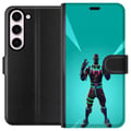 Pikkukuva 1 / 3: Yhteensopiva Lompakkokotelo Samsung Galaxy S23 musta ritari fortnite