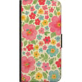 Miniatyrbilde 2 av 2: Kompatibelt Lommeboketui til Samsung Galaxy A03s Lekne blomster i et fargerikt håndmalt mønster