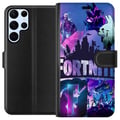 Pikkukuva 1 / 3: Yhteensopiva Lompakkokotelo Samsung Galaxy S22 Ultra 5G Fortnite