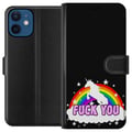 Pikkukuva 1 / 3: Yhteensopiva Lompakkokotelo Apple iPhone 12 mini Yksisarvinen Sateenkaari