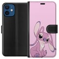 Pikkukuva 1 / 3: Yhteensopiva Lompakkokotelo Apple iPhone 12 mini Stitch vaaleanpunainen