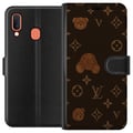 Miniatyrbillede 1 af 2: Kompatibel Tegnebogsetui til Samsung Galaxy A20e Plush Luxe