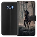 Miniatyrbilde 1 av 3: Kompatibelt Lommeboketui til Samsung Galaxy S8 Løpende hest
