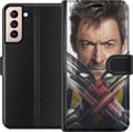 Miniatyrbild 1 av 3: Kompatibelt Plånboksfodral till Samsung Galaxy S21 Deadpool & Wolverine