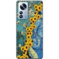 Pikkukuva 1 / 3: Yhteensopiva Puhelinkuori Xiaomi 12 Pro Van Gogh juliste auringonkukka Tähtikirkas yö taide kukat maalaus taiteellinen retro taide impressionismi des
