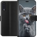 Miniatyrbilde 1 av 3: Kompatibelt Lommeboketui til Samsung Galaxy A50 Katt