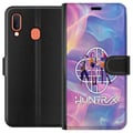 Miniatyrbillede 1 af 2: Kompatibel Tegnebogsetui til Samsung Galaxy A20e KPop Demon Hunters 2 HuntrX pastelmotiv med bløde farver og futuristisk stil