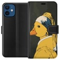 Pikkukuva 1 / 3: Yhteensopiva Lompakkokotelo Apple iPhone 12 mini Tyylikäs Ankka