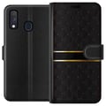 Miniatyrbillede 1 af 2: Kompatibel Tegnebogsetui til Samsung Galaxy A40 Glamourøst