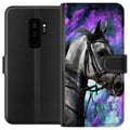 Miniatyrbillede 1 af 3: Kompatibel Tegnebogsetui til Samsung Galaxy S9+ Hest