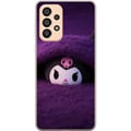 Pikkukuva 1 / 3: Yhteensopiva Puhelinkuori Samsung Galaxy A33 5G Kuromi-inspiroitu hahmo violetissa pörröisessä fantasiaympäristössä, jossa on mystinen kawaii-tunnelm