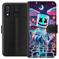 Miniatyrbillede 1 af 2: Kompatibel Tegnebogsetui til Samsung Galaxy A40 Fortnite Marshmallow