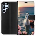 Pikkukuva 1 / 3: Yhteensopiva Lompakkokotelo Samsung Galaxy S22 Ultra 5G Uiva hevonen