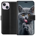 Miniatyrbillede 1 af 3: Kompatibel Tegnebogsetui til Apple iPhone 14 Kat