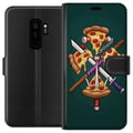 Miniatyrbillede 1 af 3: Kompatibel Tegnebogsetui til Samsung Galaxy S9+ Pizza