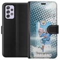 Miniatyrbillede 1 af 3: Kompatibel Tegnebogsetui til Samsung Galaxy A52s 5G Erling Haaland Manchester City Norge målgaranti enorm fysik og knivskarpe afslutninger der gør ha
