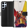 Pikkukuva 1 / 3: Yhteensopiva Lompakkokotelo Samsung Galaxy S22 Ultra 5G Wolverine Deadpool
