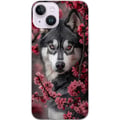 Miniatyrbild 1 av 3: Kompatibelt Mobilskal till Apple iPhone 14 Plus Wolf Red Eyes Animal Fantasy Dark