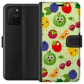 Pikkukuva 1 / 3: Yhteensopiva Lompakkokotelo Samsung Galaxy S10 Lite Hedelmäkuvio, jossa on ananasta, melonia ja kirsikoita – värikäs design, joka levittää iloa ja ke
