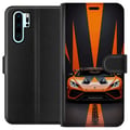 Miniatyrbillede 1 af 3: Kompatibel Tegnebogsetui til Huawei P30 Pro Lamborghini Huracán orange superbil luksusbil sportsvogn racing frontvisning bil eksotisk hurtig plakat
