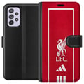 Miniatyrbilde 1 av 3: Kompatibelt Lommeboketui til Samsung Galaxy A52s 5G Juventus fotball Cristiano Ronaldo svart hvit rosa klubbdesign