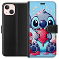 Pikkukuva 1 / 3: Yhteensopiva Lompakkokotelo Apple iPhone 13 mini  Stitch mansikka