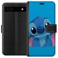 Pikkukuva 1 / 3: Yhteensopiva Lompakkokotelo Google Pixel 6a Stitch Sininen